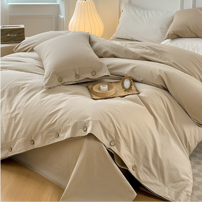 Soft Cotton Bed Sheet Set with 2 Pillow Covers