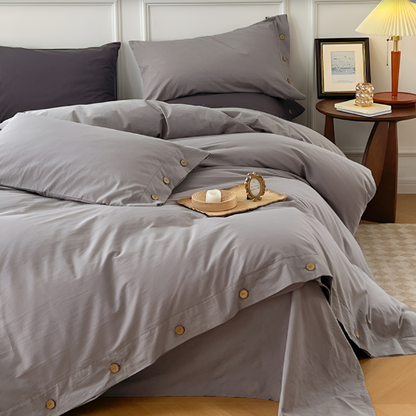 Soft Cotton Bed Sheet Set with 2 Pillow Covers
