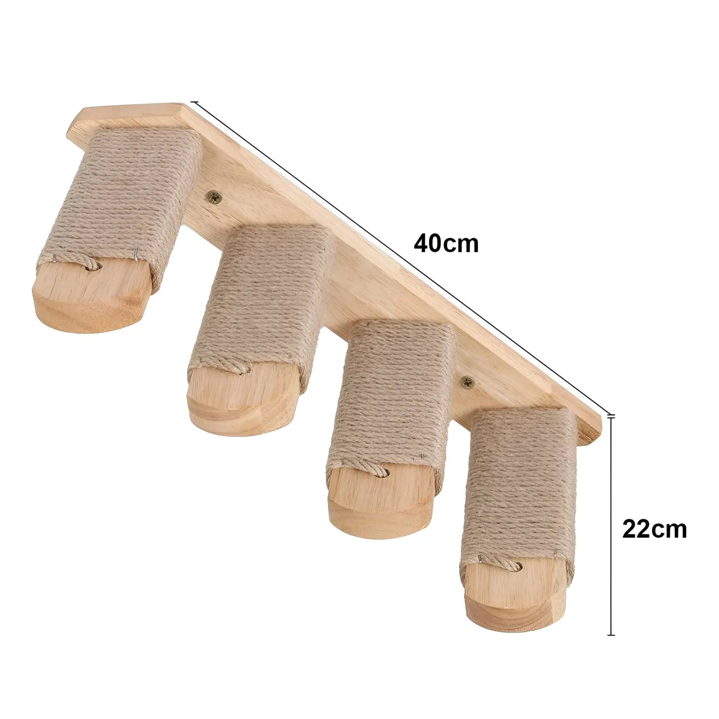 Cat Tower Wall Shelf with Scratch Pad