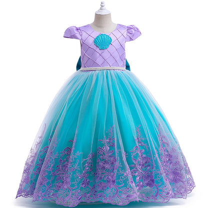 Pretty Mermaid Princess Costume Dress - Yeezlab