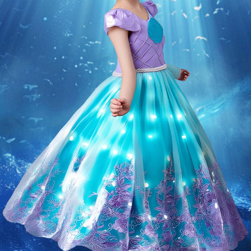 Pretty Mermaid Princess Costume Dress