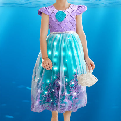 Pretty Mermaid Princess Costume Dress