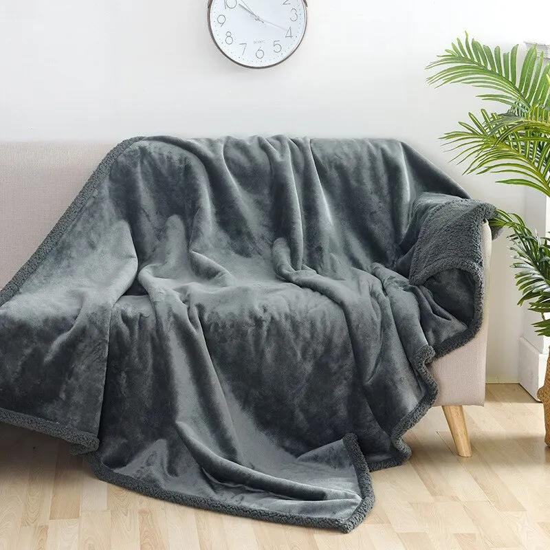 Plush Fleece Throw Blanket