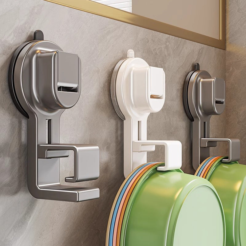 Adhesive Wall Mount Hook Rack for Bathroom Storage - Yeezlab