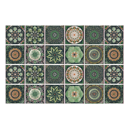 Luxury Mandala Wall Decals 24pc Vinyl Tile Set