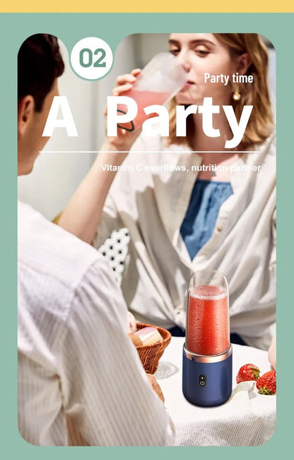 Compact Travel Electric Blender Mixer