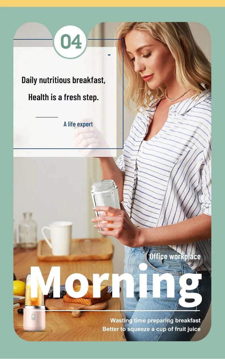 Compact Travel Electric Blender Mixer