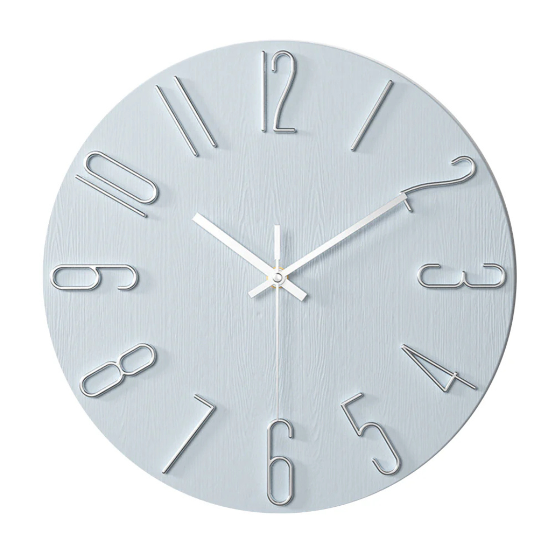 Contemporary Quiet Foyer Clock
