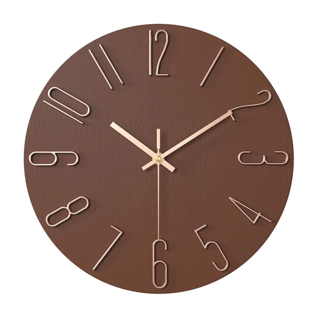 Contemporary Quiet Foyer Clock