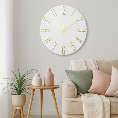 Contemporary Quiet Foyer Clock