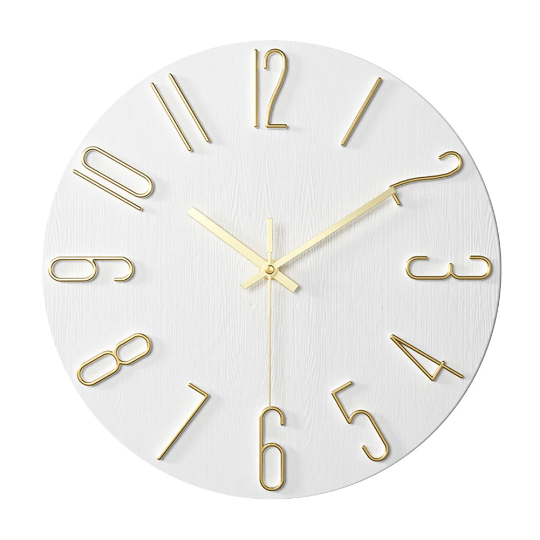 Contemporary Quiet Foyer Clock