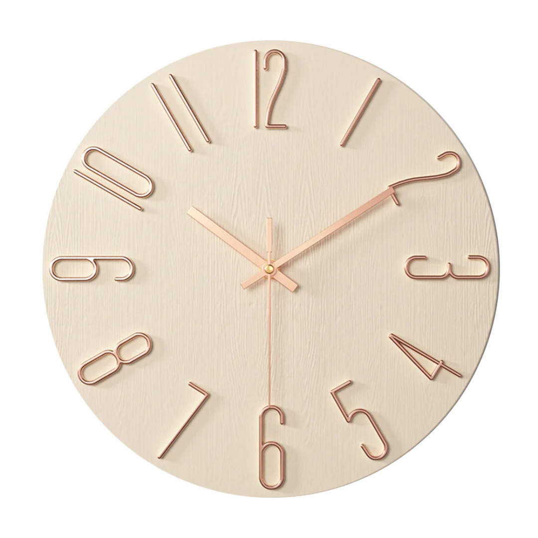 Contemporary Quiet Foyer Clock