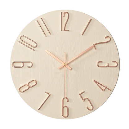 Contemporary Quiet Foyer Clock