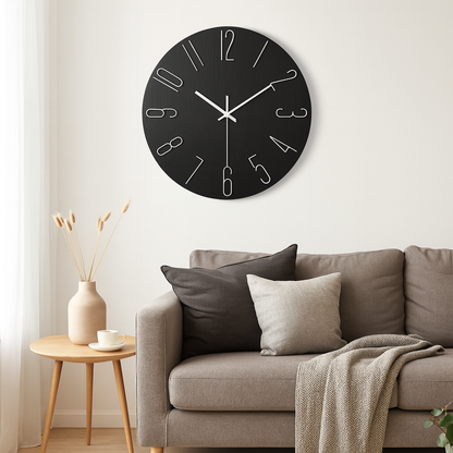 Contemporary Quiet Foyer Clock