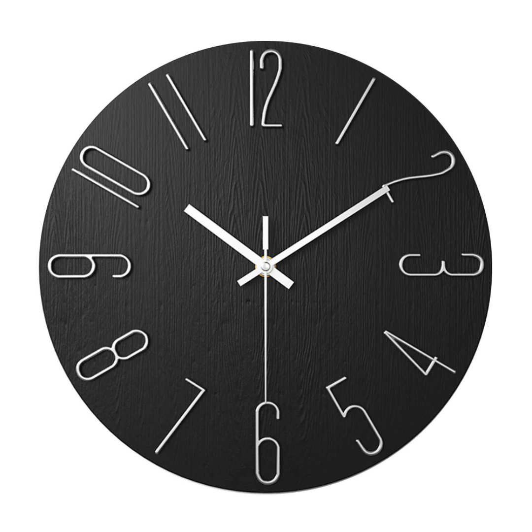 Contemporary Quiet Foyer Clock