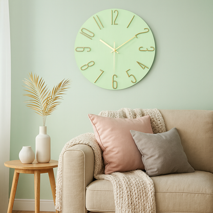 Contemporary Quiet Foyer Clock