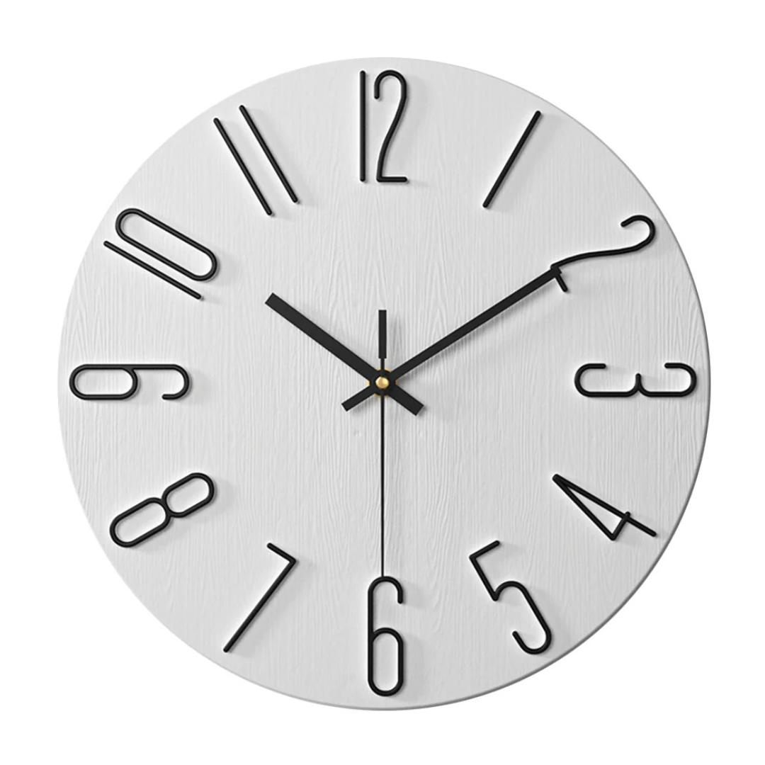 Contemporary Quiet Foyer Clock