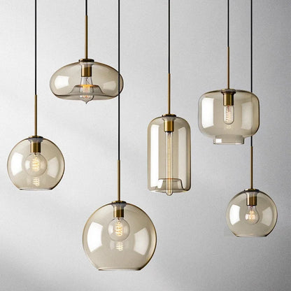 Minimalist Nordic Glass Pendant Lamp