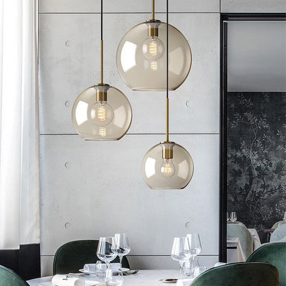 Minimalist Nordic Glass Pendant Lamp - Yeezlab