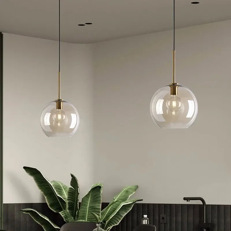Minimalist Nordic Glass Pendant Lamp