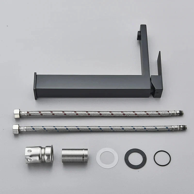 Sleek Chrome Bathroom Sink Faucet