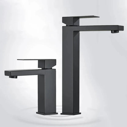Sleek Chrome Bathroom Sink Faucet