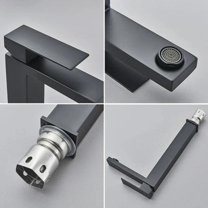 Sleek Chrome Bathroom Sink Faucet