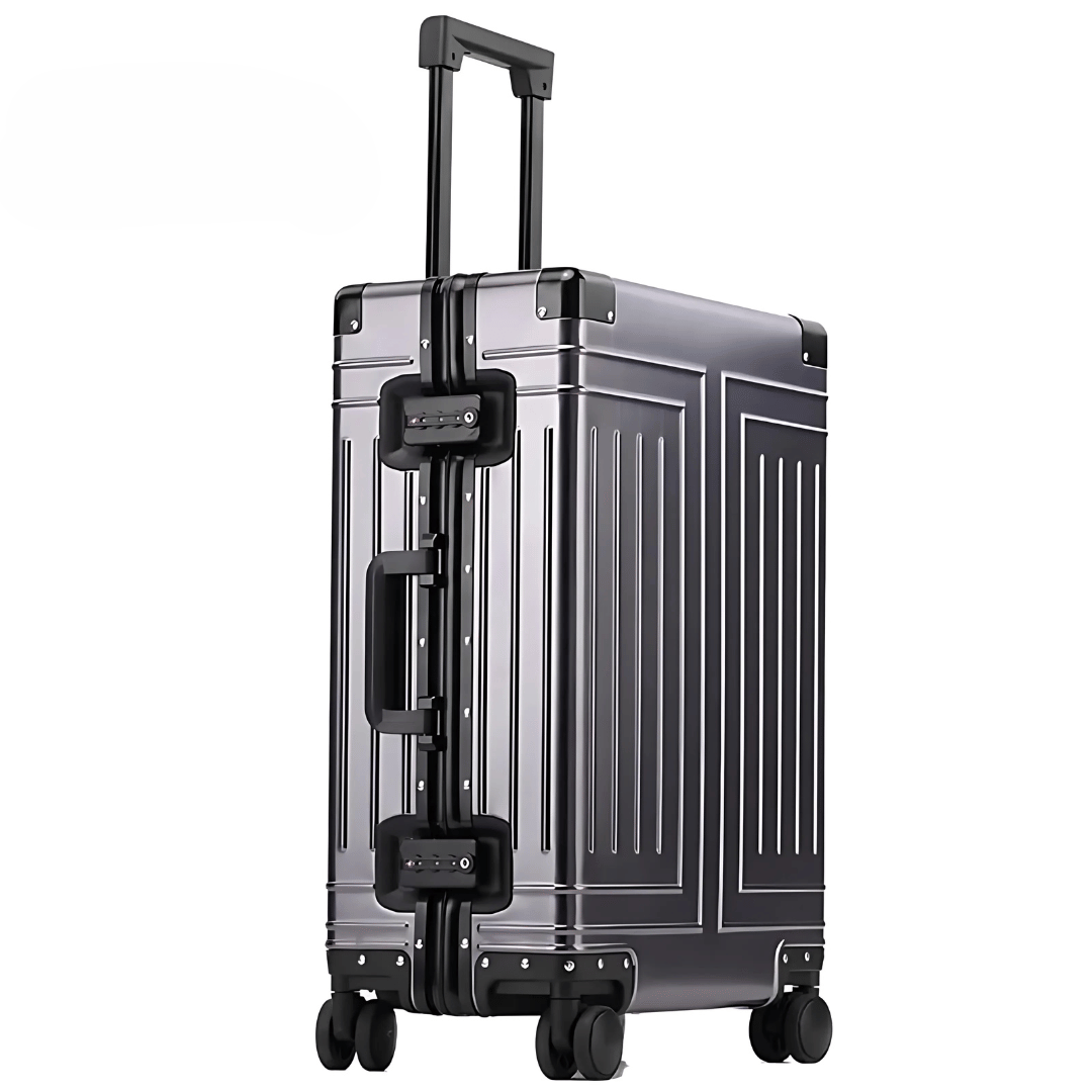 Luxury Aluminum Travel Suitcase – Emperor