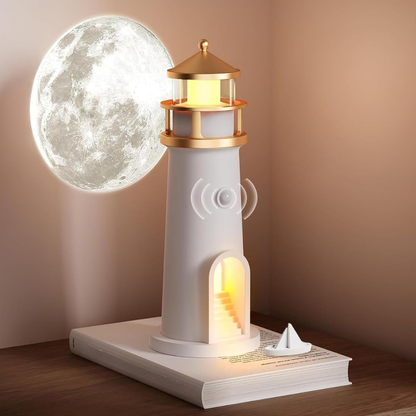 Glowing Moon Table Lamp Bedroom Nightlight Decoration - Yeezlab
