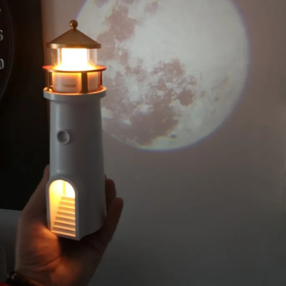 Glowing Moon Table Lamp Bedroom Nightlight Decoration