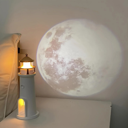 Glowing Moon Table Lamp Bedroom Nightlight Decoration