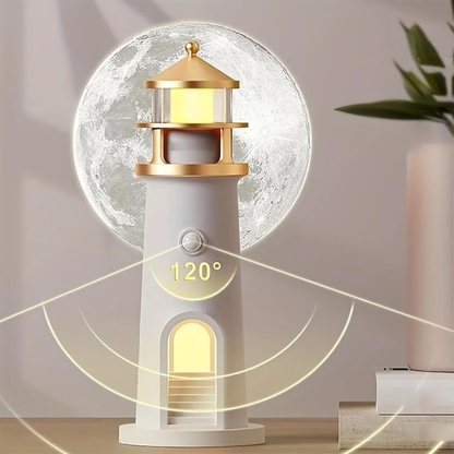Glowing Moon Table Lamp Bedroom Nightlight Decoration