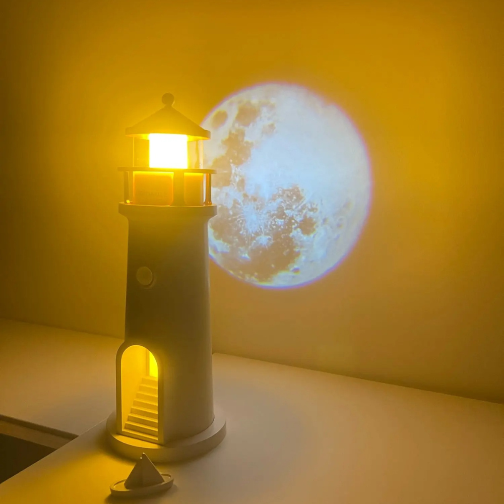 Glowing Moon Table Lamp Bedroom Nightlight Decoration