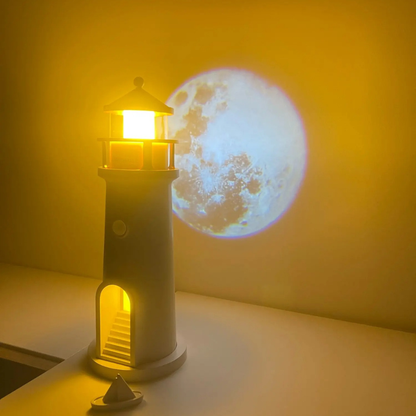 Glowing Moon Table Lamp Bedroom Nightlight Decoration