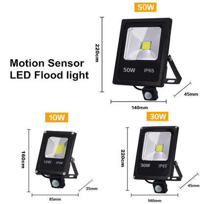 Bright Outdoor LED Security Flood Light 10-50W Waterproof