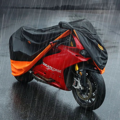 Waterproof All Weather Motorcycle Cover with UV Shield