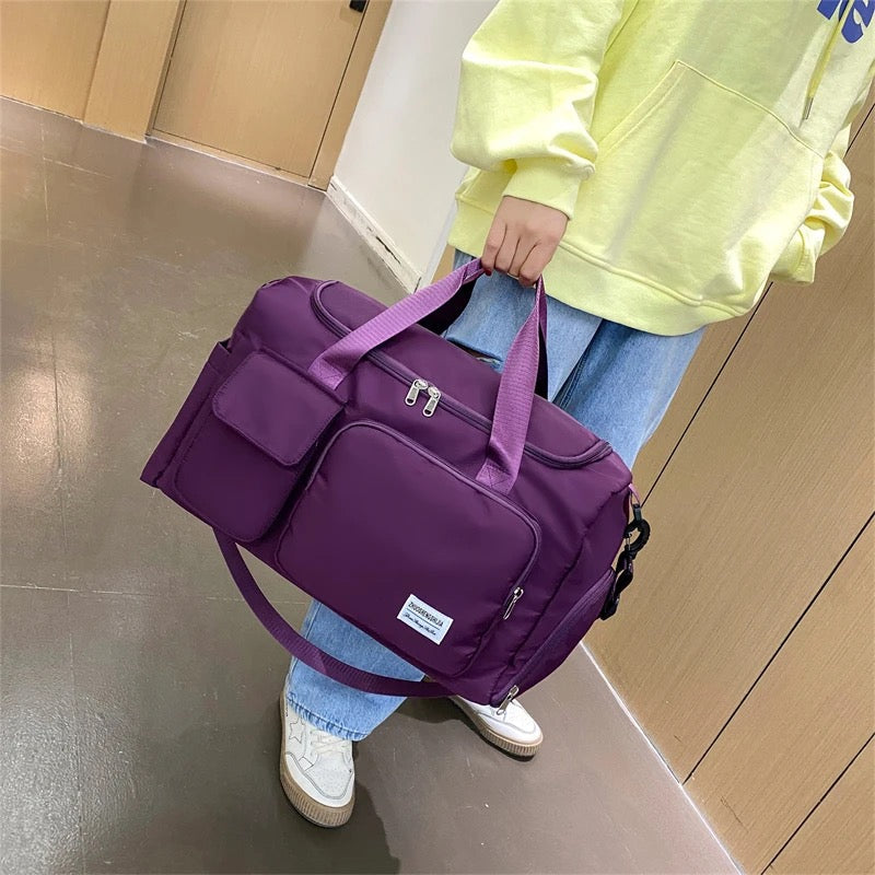 Versatile Water Resistant Duffel Bag for Gym Travel