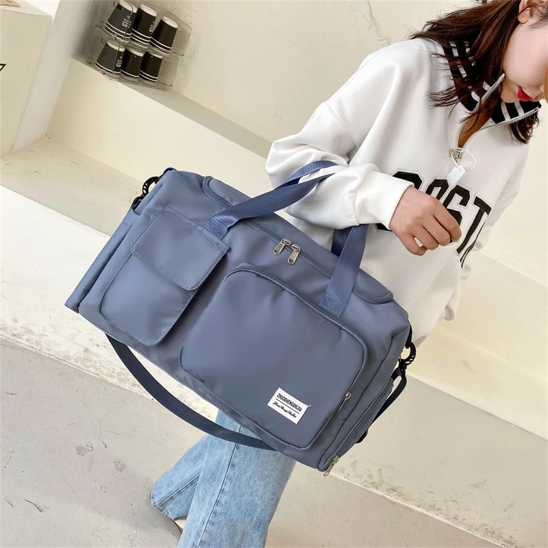 Versatile Water Resistant Duffel Bag for Gym Travel