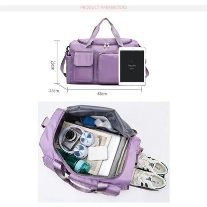 Versatile Water Resistant Duffel Bag for Gym Travel