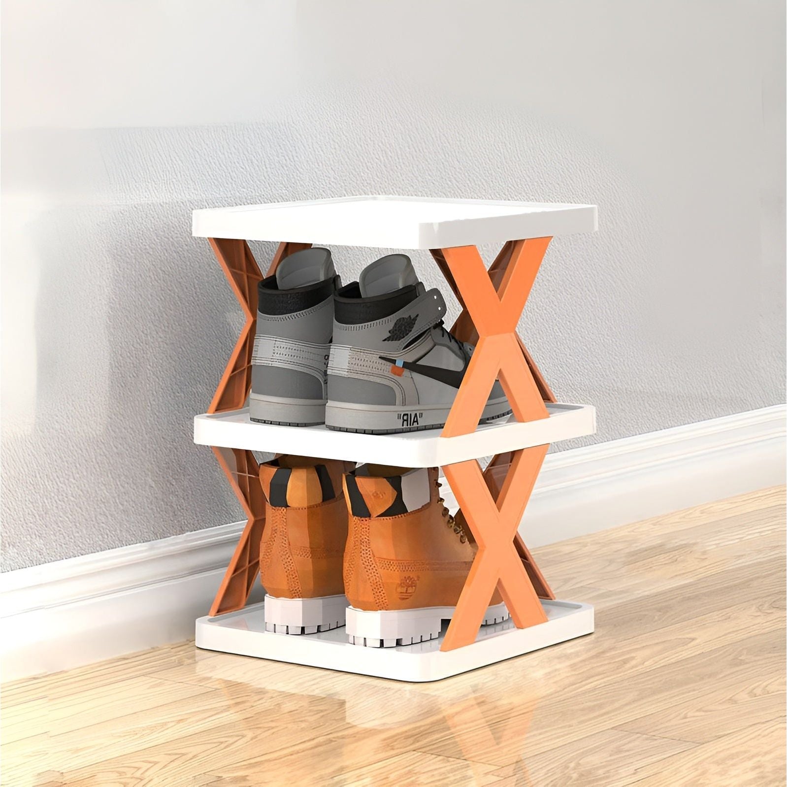 Space Saving Foldable Shoe Storage Rack - Yeezlab