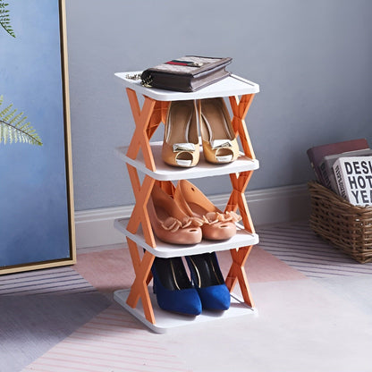 Space Saving Foldable Shoe Storage Rack