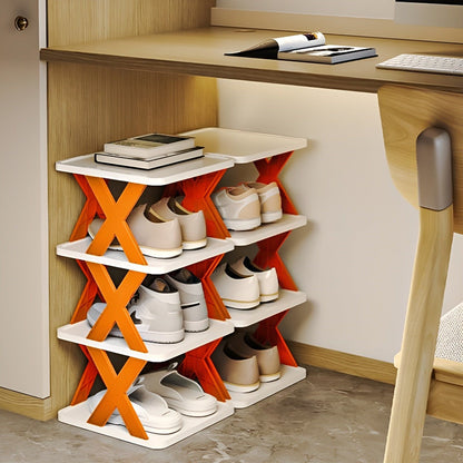Space Saving Foldable Shoe Storage Rack