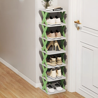 Space Saving Foldable Shoe Storage Rack
