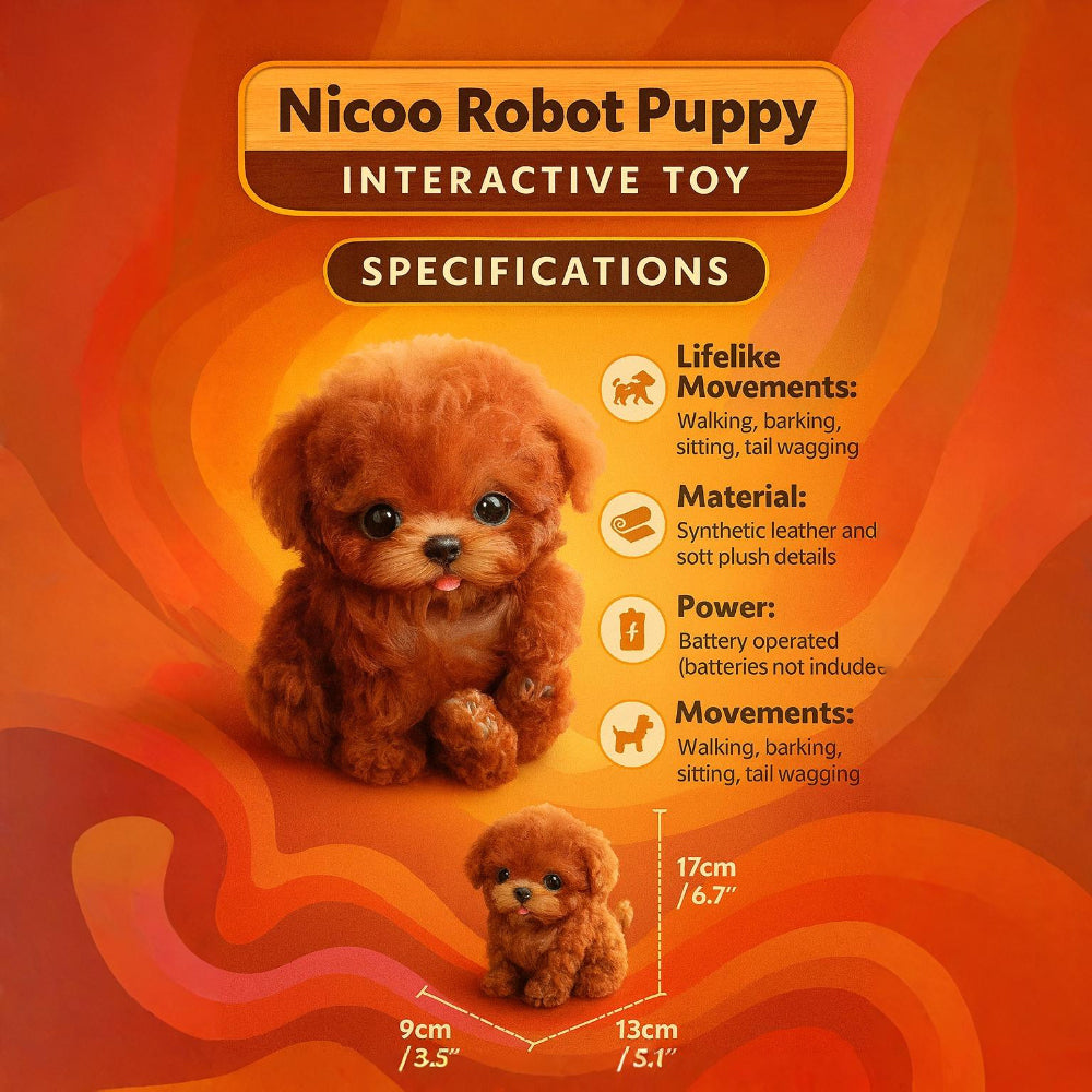 Fun Electronic Pet Dog Toy with Realistic Features