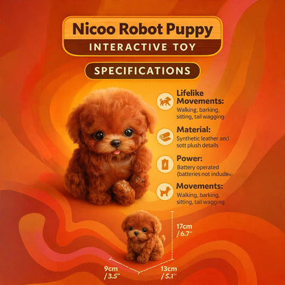 Fun Electronic Pet Dog Toy with Realistic Features