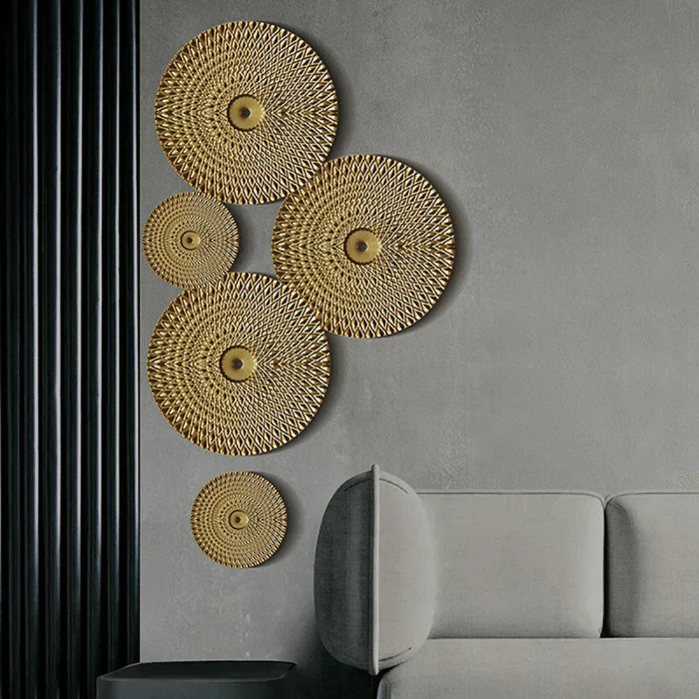 Luxury Golden Decorative Wall Art