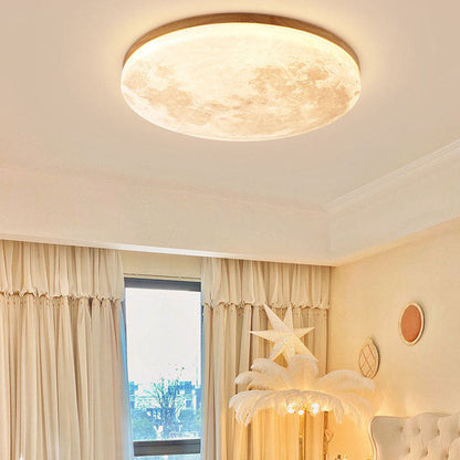 Glowing Moon LED Ceiling Light