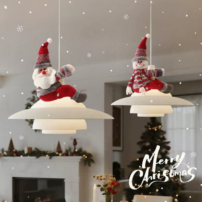 Bright Festive Santa Figurine Decoration