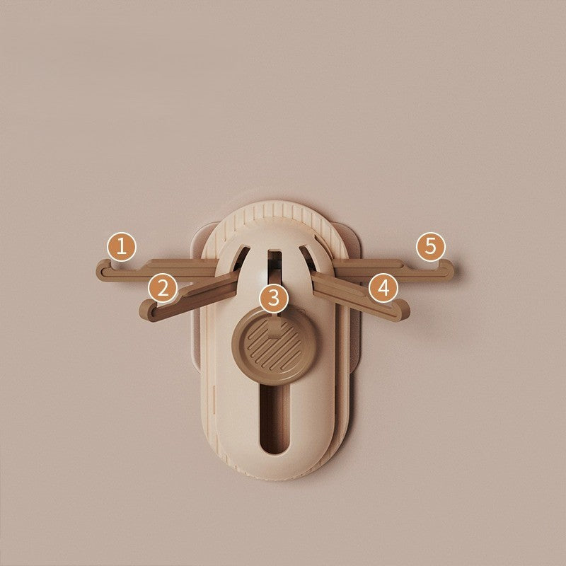 Space Saving Foldable Wall Hook Organizer