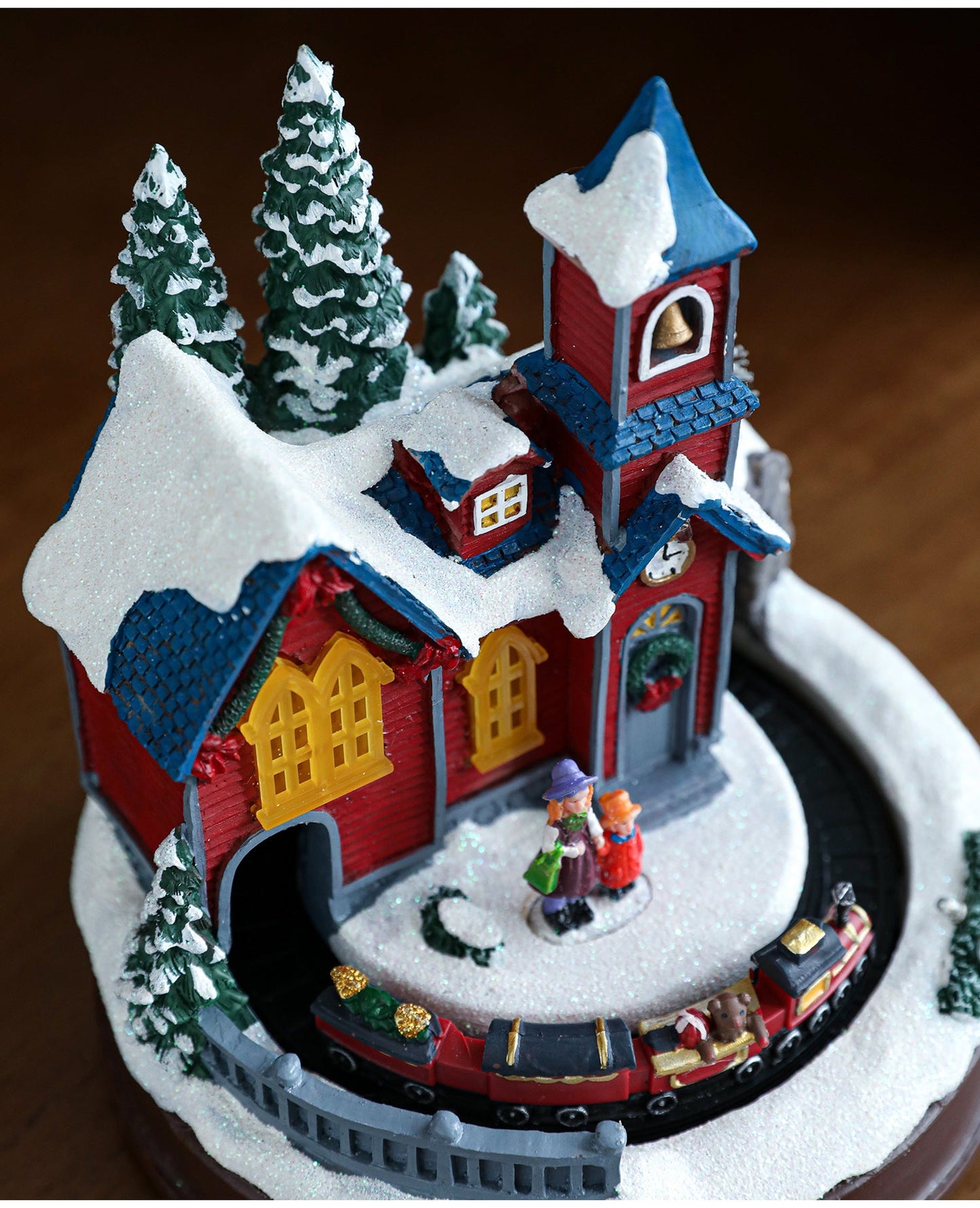 Sparkling LED Musical Christmas Gift Box